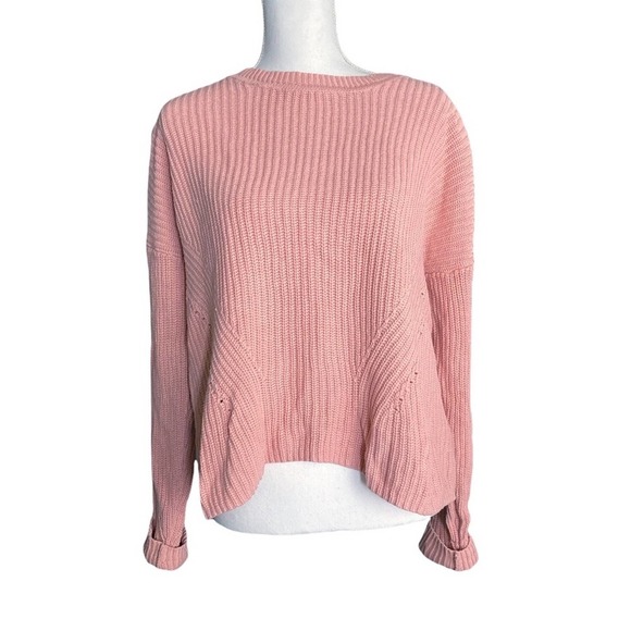 Lucky Brand oversized Boho sweater pink small - Picture 2 of 6